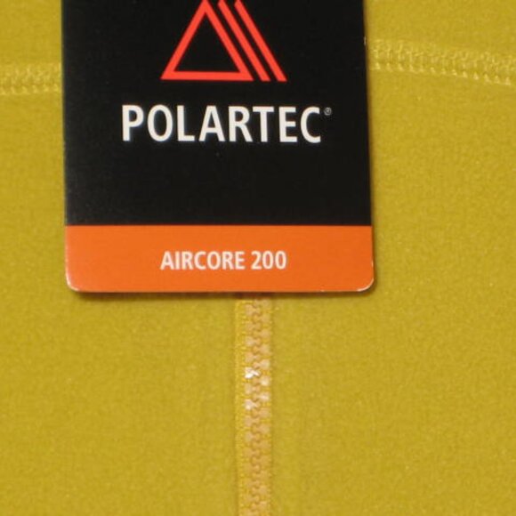 NWT Lands' End Polartec Aircore 200 Fleece Jacket LP Yellow Gold Full Zip Petite - Picture 4 of 14
